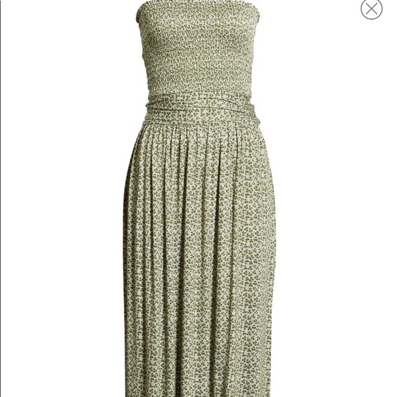 Strapless Smocked Bodice Easygoing Breezy … - Picture 6 of 6